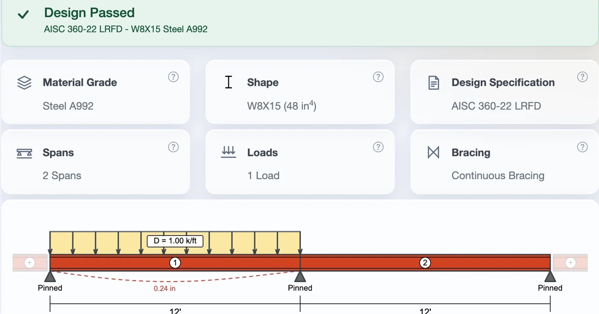 Concrete Slab Calculator: One-Way, Two-Way and Flat Plate | WebStructural